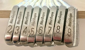 Vintage MacGregor Jack Nicklaus 800 Registered Iron Set 2-9 Steel Shaft RH - Picture 1 of 8