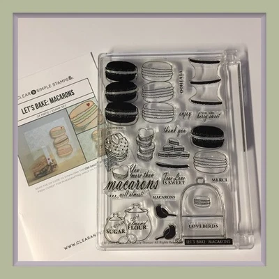 Clear & Simple Stamps LLC., LET'S BAKE: MACARONS ***NEW*** - Image 1 of 4