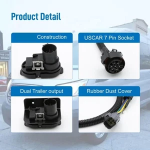 Easy Installation Trailer Brake Control Wiring Connector Harness for Transit 15 - Picture 1 of 8