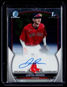 2023 Bowman Draft #CDA-JRI Justin Riemer Chrome Prospect Autographs - Picture 1 of 2