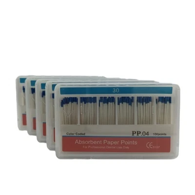 5 Box Dental Root Endodontics Absorbent Paper Point Taper 0.04 30# Disposable - Image 1 of 4