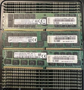 16GB 2Rx4 PC4-2400T PC4-19200 DDR4 2400MHz 1.2V ECC REG RDIMM MEMORY - Picture 1 of 1