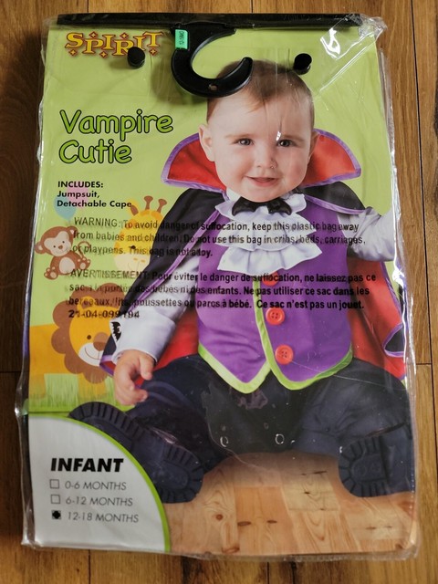 Fantasia Vampiro Bebê Infantil Masculino Halloween em Promoção na