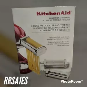 KitchenAid Stand Mixer Attachment 3-Piece Pasta Roller And Cutter Set - Picture 1 of 2