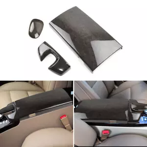 Set Wood Texture Center Console Armrest Box Trims Cover For S Class W221 08-2012 - Picture 1 of 8