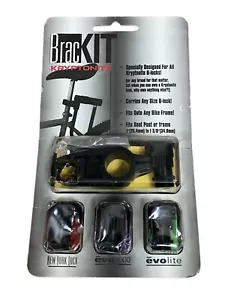 BracKIT Kryptonite trasporta serrature a U di qualsiasi dimensione adatta a qualsiasi telaio bici - portapacchi - Foto 1 di 2