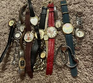 Vintage women's metal watches Lot Armitron, Helbros, Advance And More See Pics