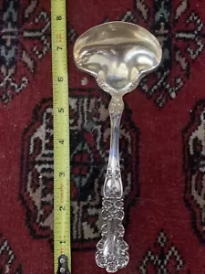 Old MarkGorham Ladle Sterling Silver Serving 7" Length Buttercup Gold Wash - Picture 1 of 3