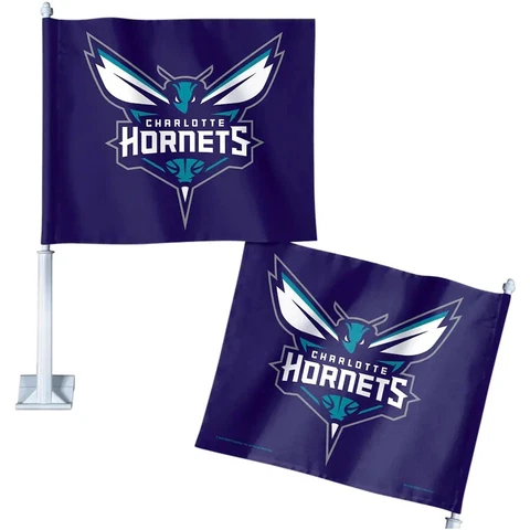 Charlotte Hornets NBA Basketball11" x 13" Double-Sided Car Flag Cover