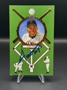 Willie Mays Signed 1990 Perez Steele Master Works Rose HOF Postcard ๐ฅ Autograph - Picture 1 of 3