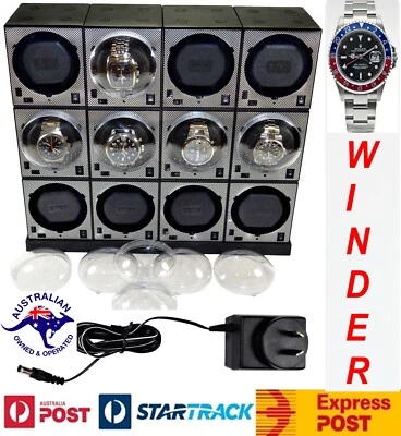 "BOXY" Brick Automatic Watch Winder System for 12 watches Model: 12E4 Brilliant! - Image 1 of 4
