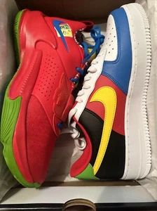 Size 9-Nike Air Force 1 Low x UNO 50th Anniversary. Size 9-zoom Freak 3 Nrg Uno - Picture 1 of 12