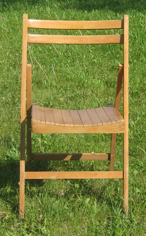 Vintage Wood Slatted Chair Cover