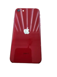 Apple iPhone SE 3 2022 Red Rear Back Case Frame Good Glass Grade A W/ Parts - Picture 1 of 6