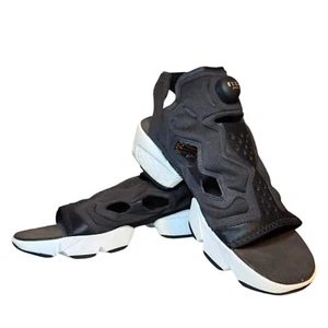 Reebok Classic Women's InstaPump Fury Sport Style Sandal Black Sz 11 EXCELLENT - Picture 1 of 11