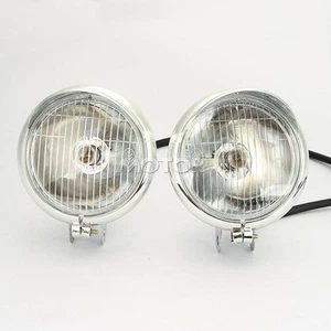 2x Motorcycle Front Passing Fog Light Lamp For Suzuki Boulevard C50 C50T C90 M90 - Picture 1 of 8