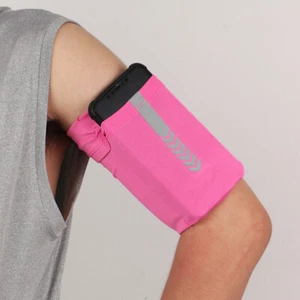 Phone Armband Arm Band Sleeve Phone Holder 7.5in Max Phone Key Card Holder Bag - Picture 1 of 15
