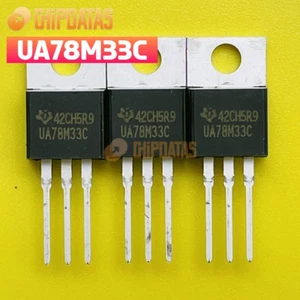 10 STCK. Neu UA78M33C UA78M33CKCS IC REG LDO 3,3 V 0,5A TO220-3 78M33 UA78M33 - Bild 1 von 1