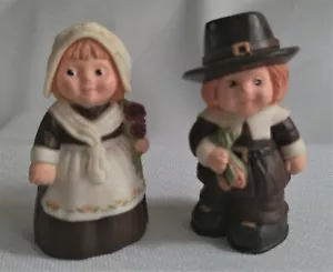 Set shaker sale e pepe vintage Hallmark autunno Ringraziamento pellegrini (2 pezzi) - Foto 1 di 8