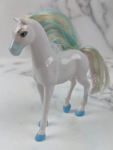 Vintage Mattel Barbie Doll Horse Blue Shoes Blue And Purple Sparkly  Hair 4” - Picture 1 of 14
