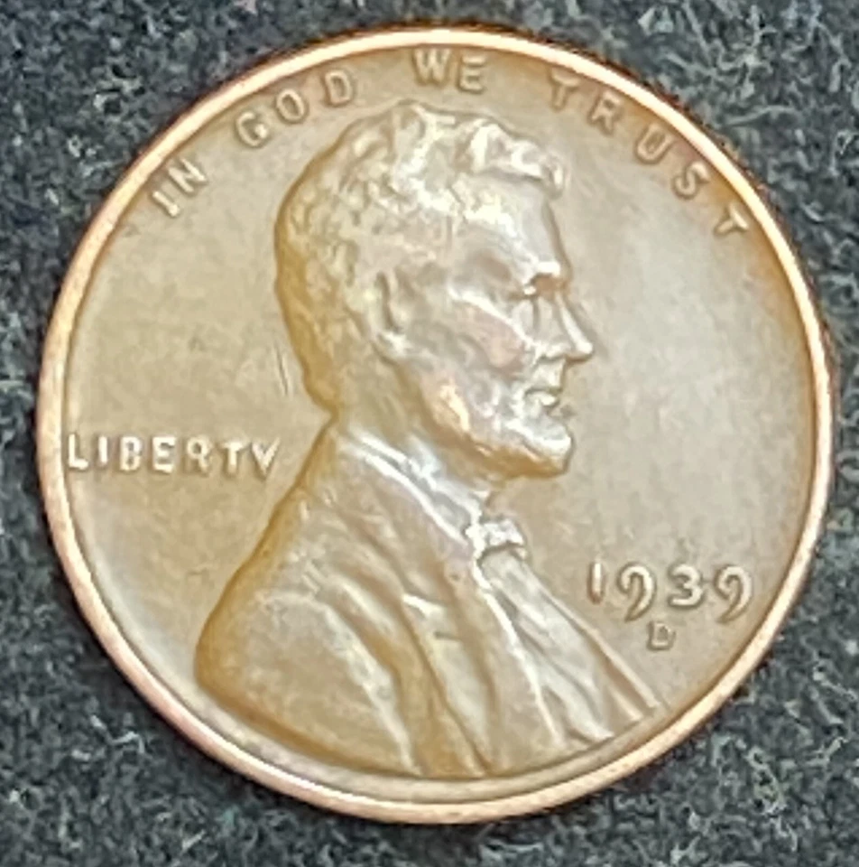 Lincoln Wheat Penny 1939 D - envío gratuito Foto 1 de 1
