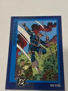 1993 Skybox DC Comics Deathstroke prototype New Teen Titans mt/nrmt - Picture 1 of 2