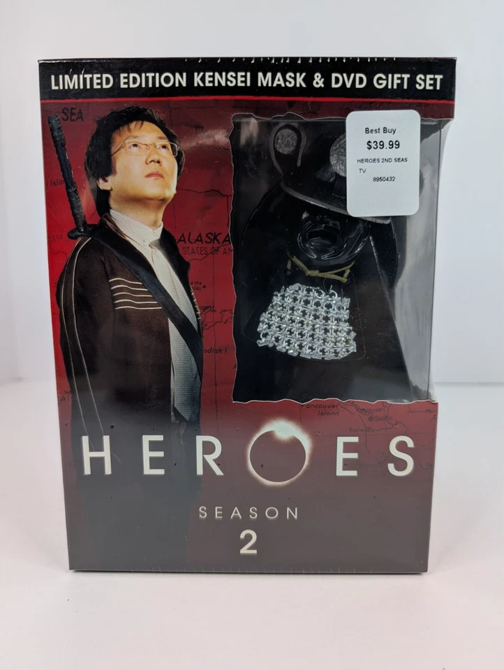 Heroes Season 2 DVD Limited Edition Kensei Mask & Gift Set SEALED - Image 1 of 4