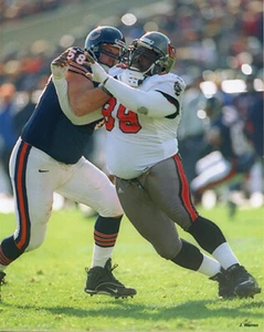 FOTO DE WARREN SAPP 2007 TAMPA BAY BUCCANEERS HOF 8X10 - Imagen 1 de 1