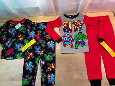 Nuevos juegos de pijamas Marvel para niños rojos o negros--¡Tú eliges!!-Se ve IMPRESIONANTE!!* Foto 1 de 4