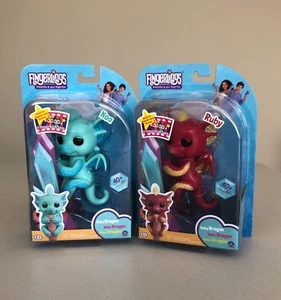 WowWee Fingerlings Noa and Ruby Baby Dragons. Lot of 2, NIB, ready to ship - Picture 1 of 6