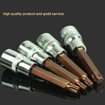 1/2" 100mm Extension Socket Screwdriver Bit Plum Bits Chrome Vanadium Steel - Image 1 of 4