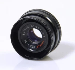 BOYER SAPHIR 3,5 50mm Objectif pour agrandisseur ou prise de vue M39 - Imagen 1 de 4
