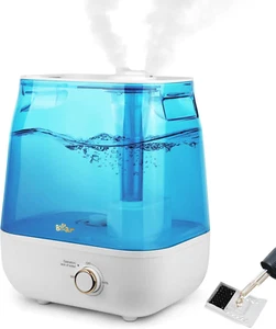 6L Luftbefeuchter, leise 35h automatische Laufzeit Aromatherapie Tablett 360° dehnbare Düse - Bild 1 von 12