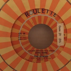 THE  ECHOES / THE CLEFTONES       45 SINGLE  ,  DING DONG / HEART & SOUL - Picture 1 of 2