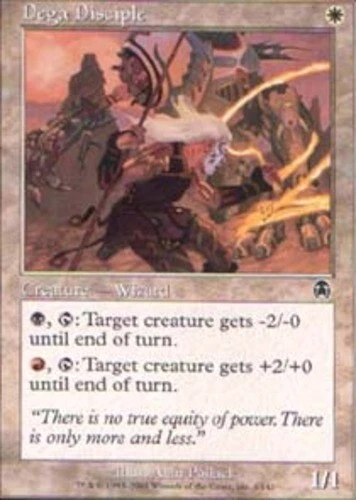 Dega Disciple - Foil ~ Lightly Played Apocalypse MTG Magic UltimateMTG White Car - Image 1 of 1