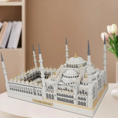 Turkey Mosque Architecture Model Kits DIY Building Model for Desktop Home - Image 1 of 4