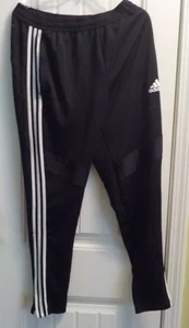 Adidas Running Pants Size L Youth Black Climacool - Picture 1 of 8