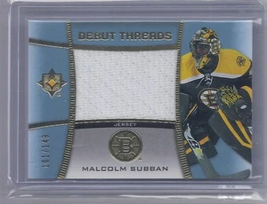 15-16 2015-16 ULTIMATE COLLECTION MALCOLM SUBBAN DEBUT THREADS JERSEY /149 BRUIN - Picture 1 of 1