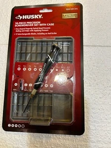 18 piece precision screwdriver set with case hex shape interchangeable bits awl - Picture 1 of 4