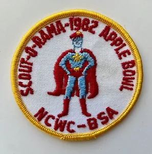 Vintage Apple Bowl 1982 Parade Boy Scout BSA NCWC Patch Unused 3” - Picture 1 of 2