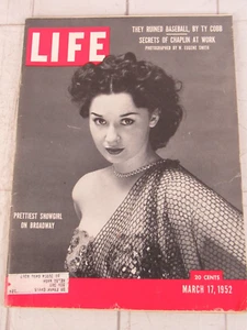 Life Magazine March 17, 1952 Prettiest Showgirl on Broadway - Imagen 1 de 7