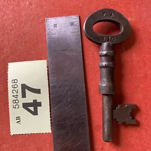 Antique English Hospital Asylum Door Key Female Attendant 331 Victorian Old - Picture 1 of 4