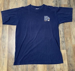 Camiseta vintage Margaritaville Jamaica Shot azul manga corta para hombre mediana 1999 - Imagen 1 de 12