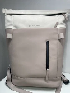 Kapten & Son Arhaus Muted Clay Rucksack und Rucksack tolle Form grau silber - Bild 1 von 13