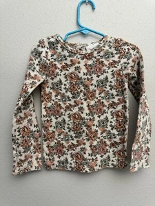 Little Lass Floral Long Sleeve Thermal Shirt Size 5 - Picture 1 of 8