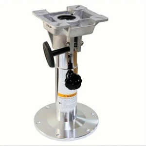 Aluminum Adjustable Height Locking Boat Seat Pedesta Boat Chair from 13''to 19'' - Picture 1 of 5