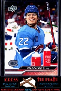 1-2023-24 Upper Deck Cole Caufield Montreal Canadiens #347 - Picture 1 of 2