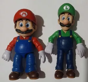 Super Mario Bros Movie Mario And Luigi Action Figures - Picture 1 of 2