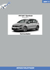 VW Golf 7 Sportsvan (18-21) Reparaturanleitung Kommunikation  eBook