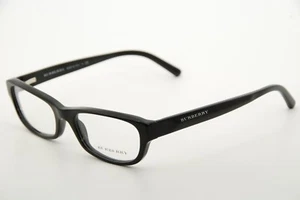 Raro Auténtico Burberry B 2096 3001 51mm Marco Negro Gafas Italia - Imagen 1 de 12